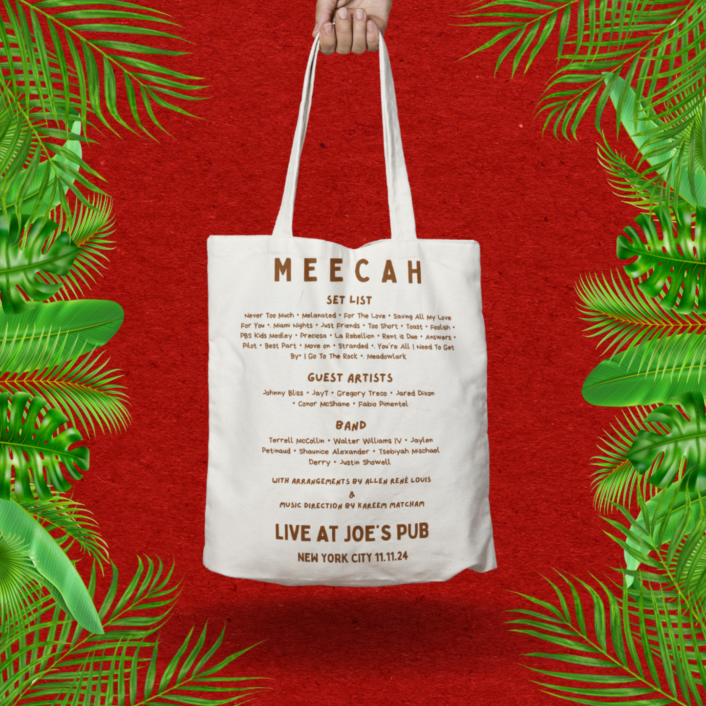 Meecah x Joe’s Pub Signature Tote